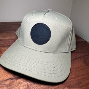Adidas Beige Golf Cap with Black Logo